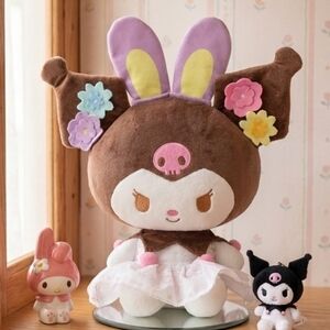 Kuromi Jumbo 14.5-inch Plush Toy with Easter Bunny Ears